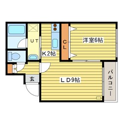 メープル元町の物件間取画像